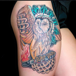 Tattoos - Owl - 101945